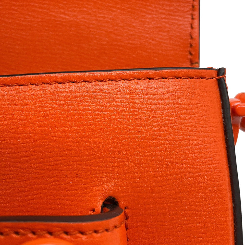 GUCCI Horsebit1955 Shoulder Bag Orange726863 Leather Size Mini
