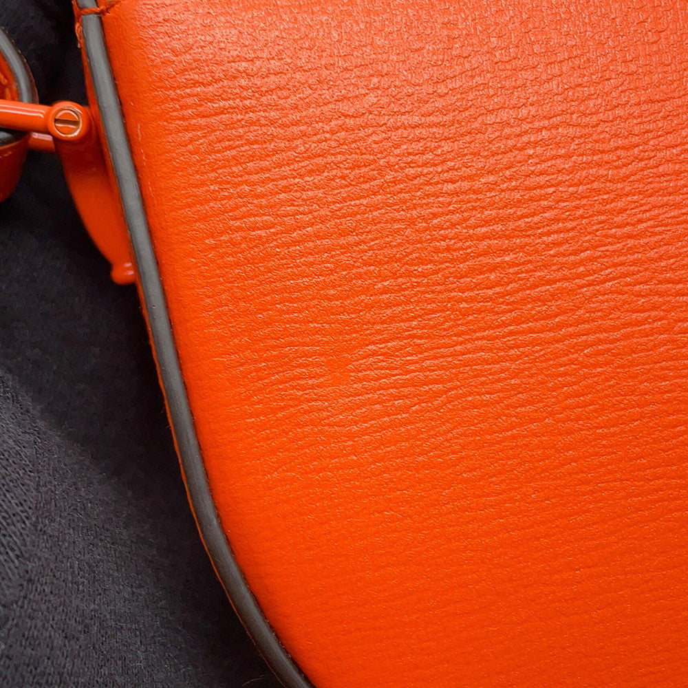 GUCCI Horsebit1955 Shoulder Bag Orange726863 Leather Size Mini
