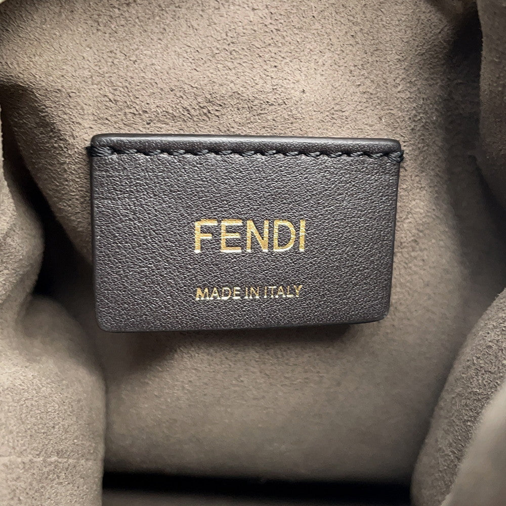 FENDI Montresor Mini FILA Collaboration White/Navy/Red8BS010 A5P6 Leather Size Mini