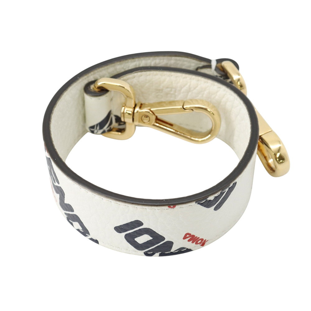 FENDI Montresor Mini FILA Collaboration White/Navy/Red8BS010 A5P6 Leather Size Mini