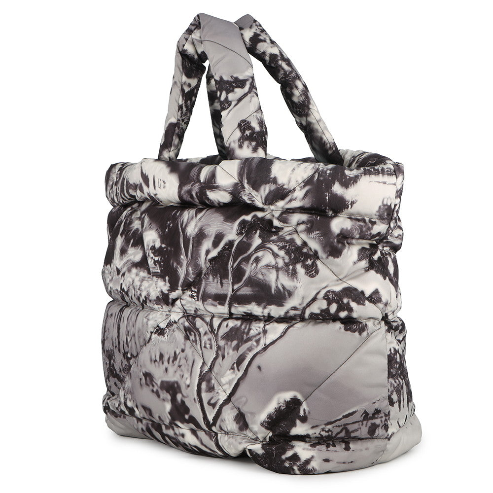PRADA Re-Nylon Padded Tote Bag Gray2VG082_2DXT_0424 Nylon
