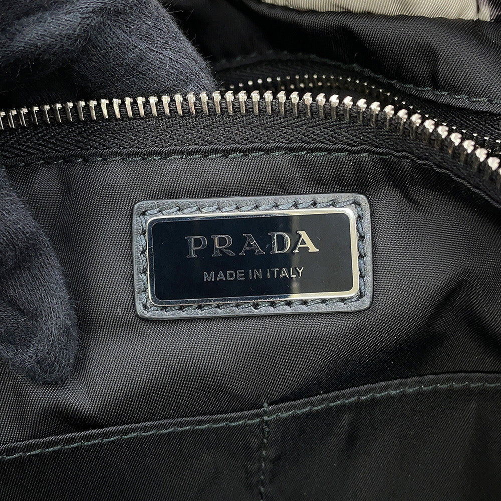PRADA Re-Nylon Padded Tote Bag Gray2VG082_2DXT_0424 Nylon