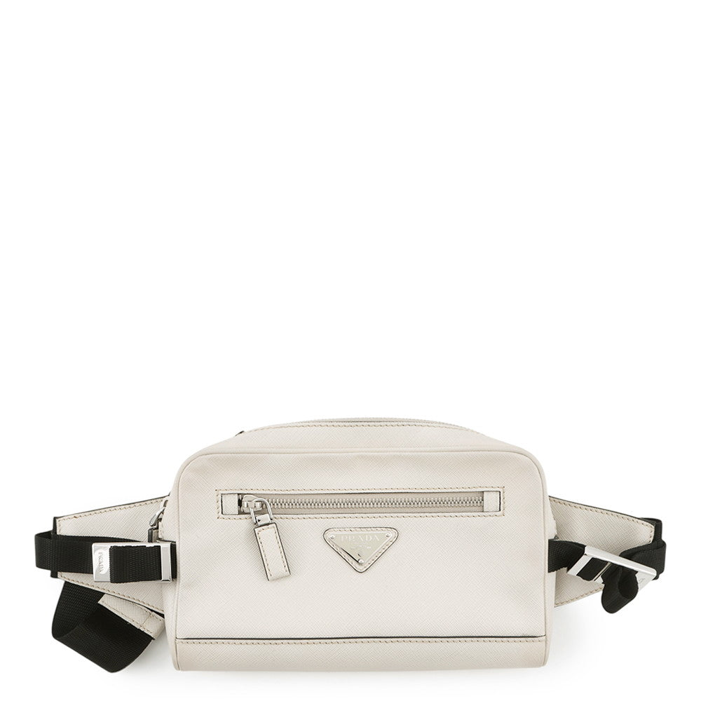 PRADA Crossbody Bag Off-white2VL012 Leather