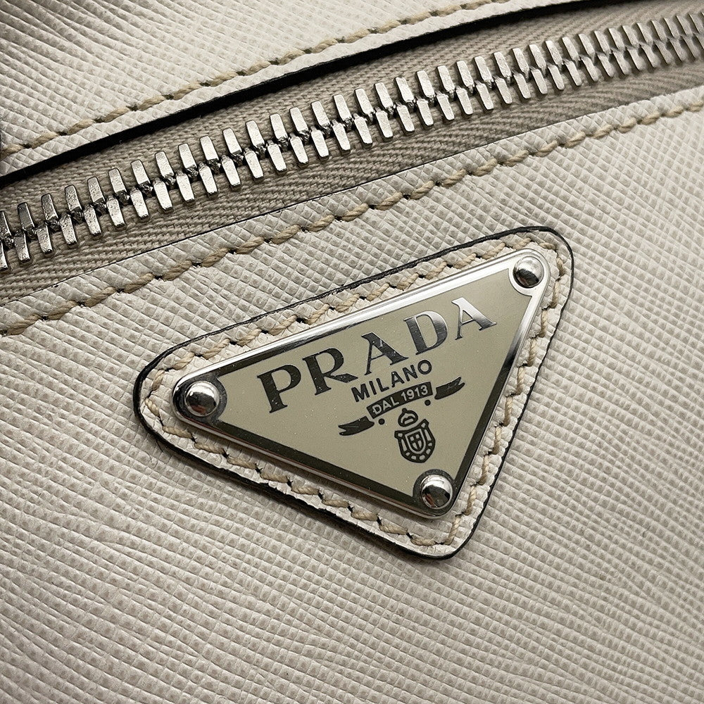 PRADA Crossbody Bag Off-white2VL012 Leather