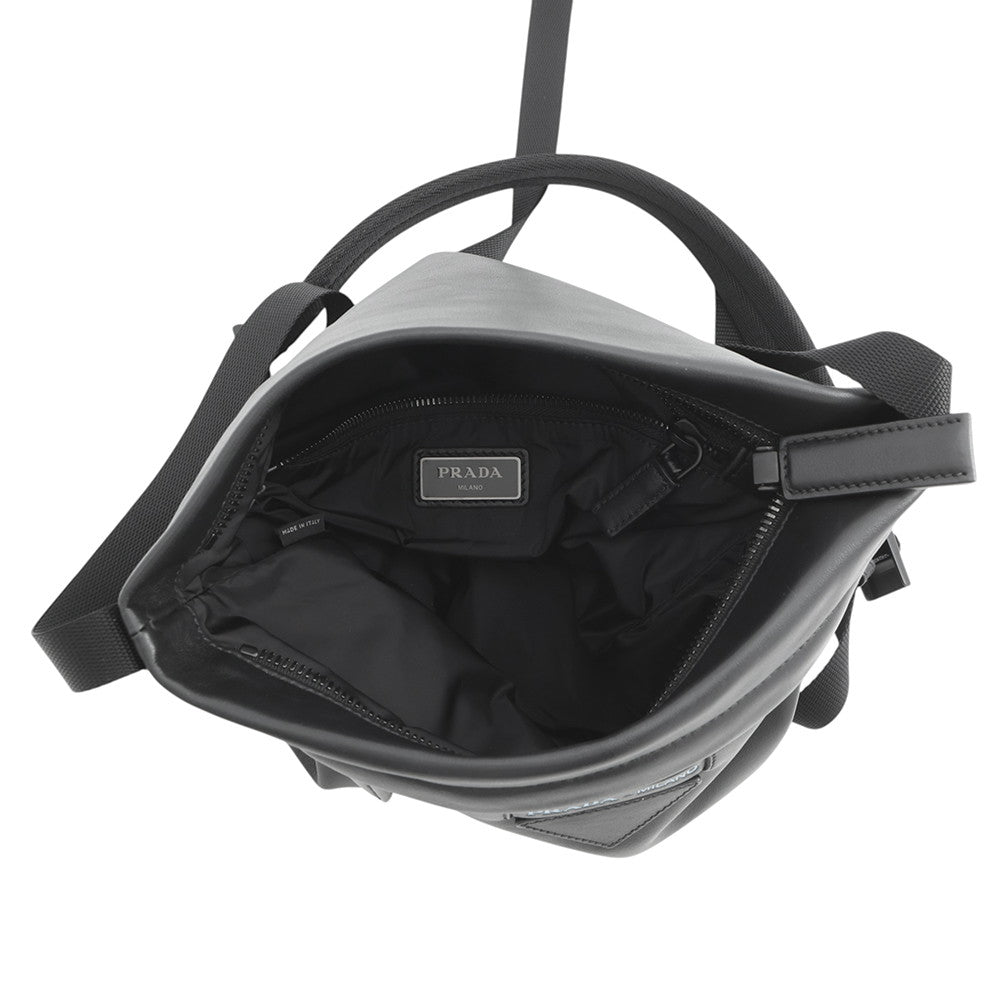 PRADA Cross Body Bag Black2VH055 Leather