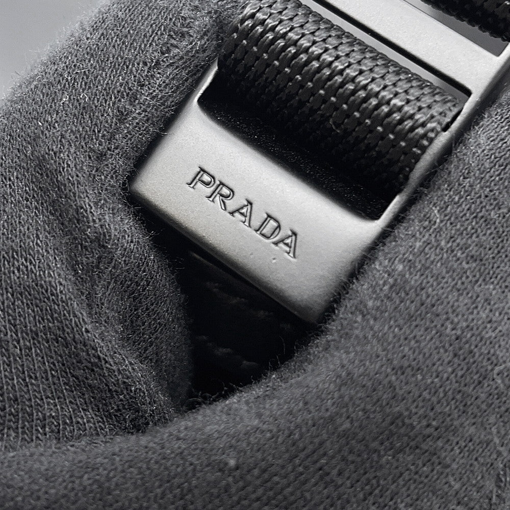 PRADA Cross Body Bag Black2VH055 Leather