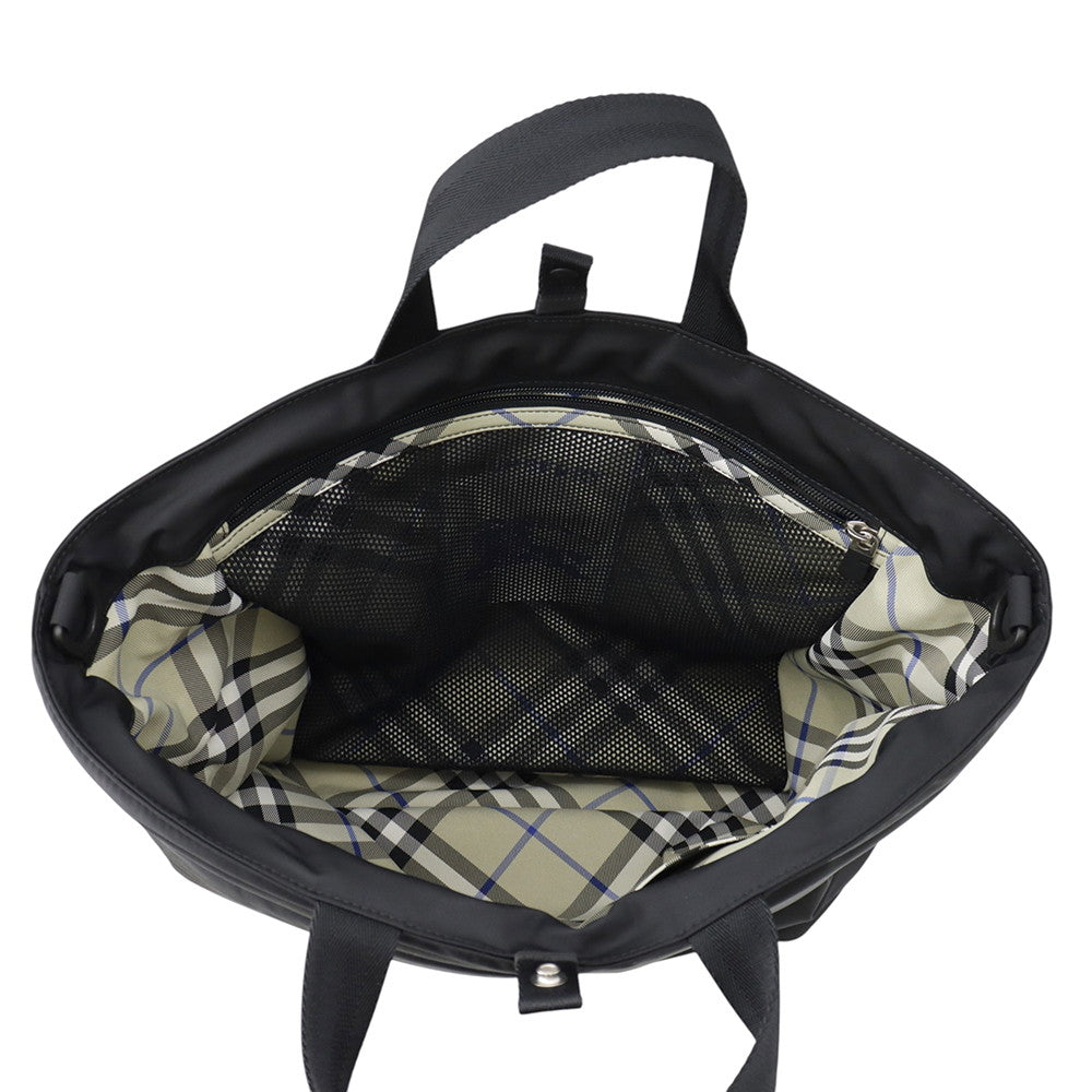 BURBERRY Shield N/S Tote 2WAY Bag Black81025151 Nylon