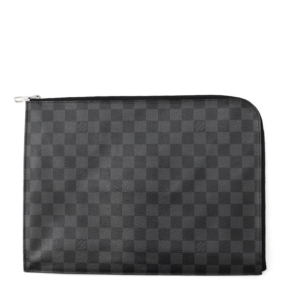 LOUIS VUITTON Pochette Jour NoirN41501 Damier Graphite Size GM