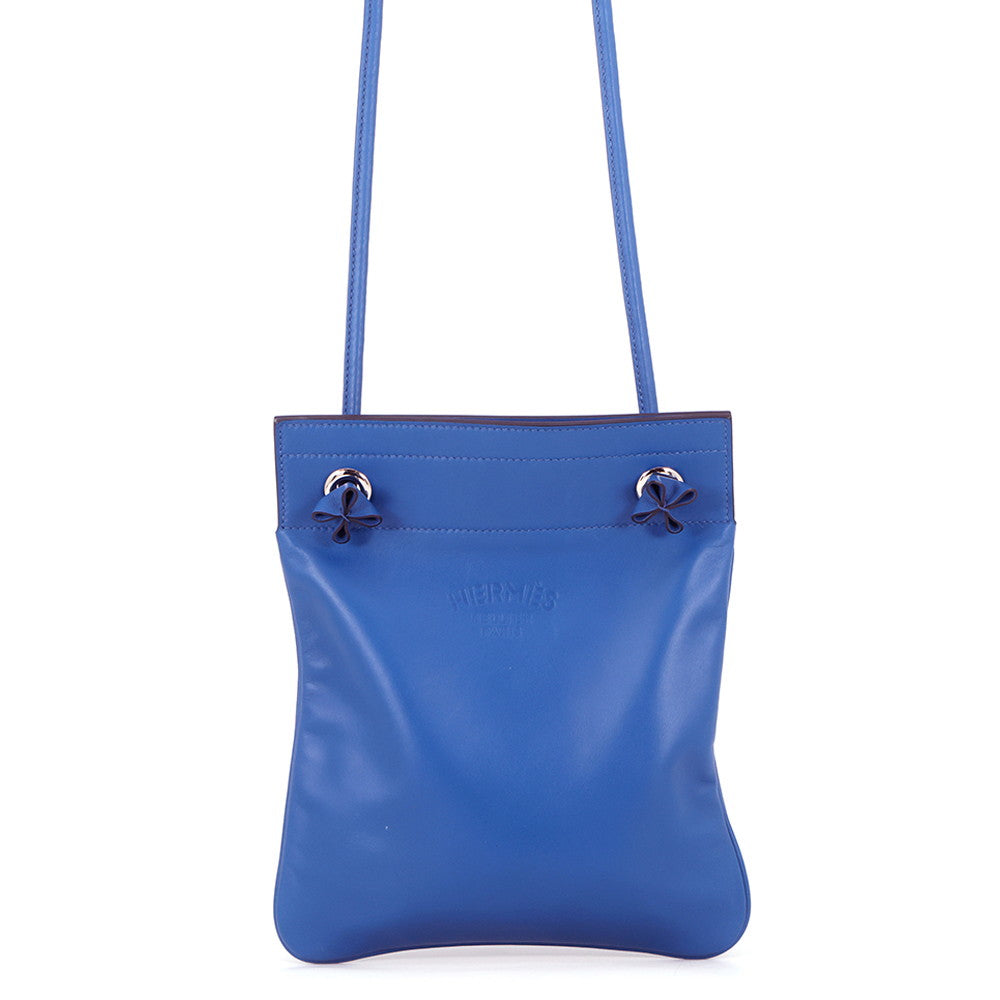 HERMES SacAline Mini Blue france Swift Leather