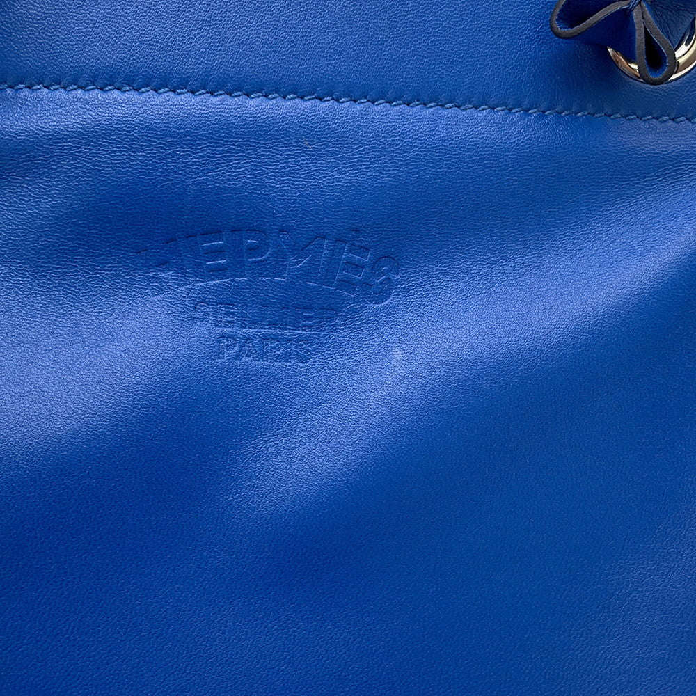 HERMES SacAline Mini Blue france Swift Leather
