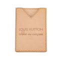 LOUIS VUITTON Comme des Garçons Collaboration Card Case Beige Leather