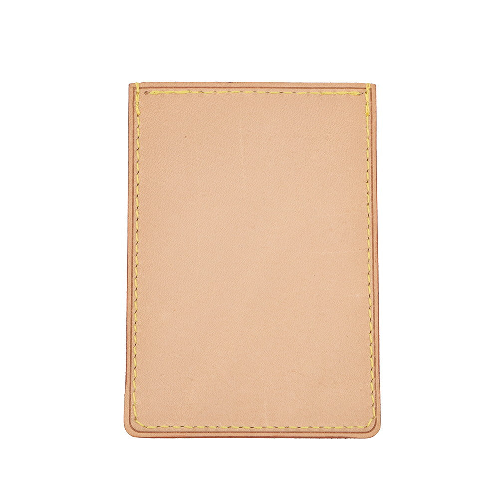 LOUIS VUITTON Comme des Garçons Collaboration Card Case Beige Leather