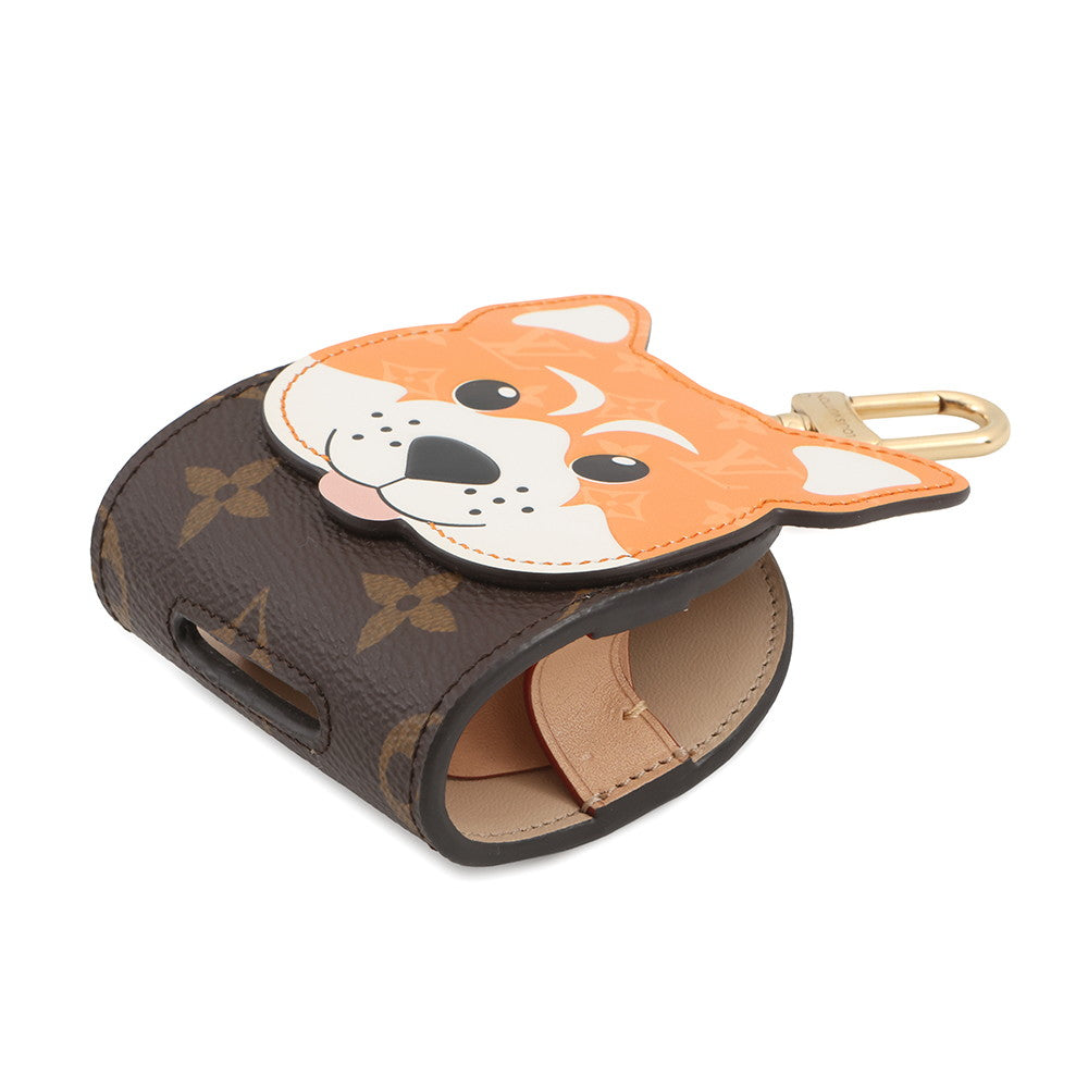 LOUIS VUITTON Dog Bag Holder Shiba Brown/MulticolorGI1260 Monogram Leather