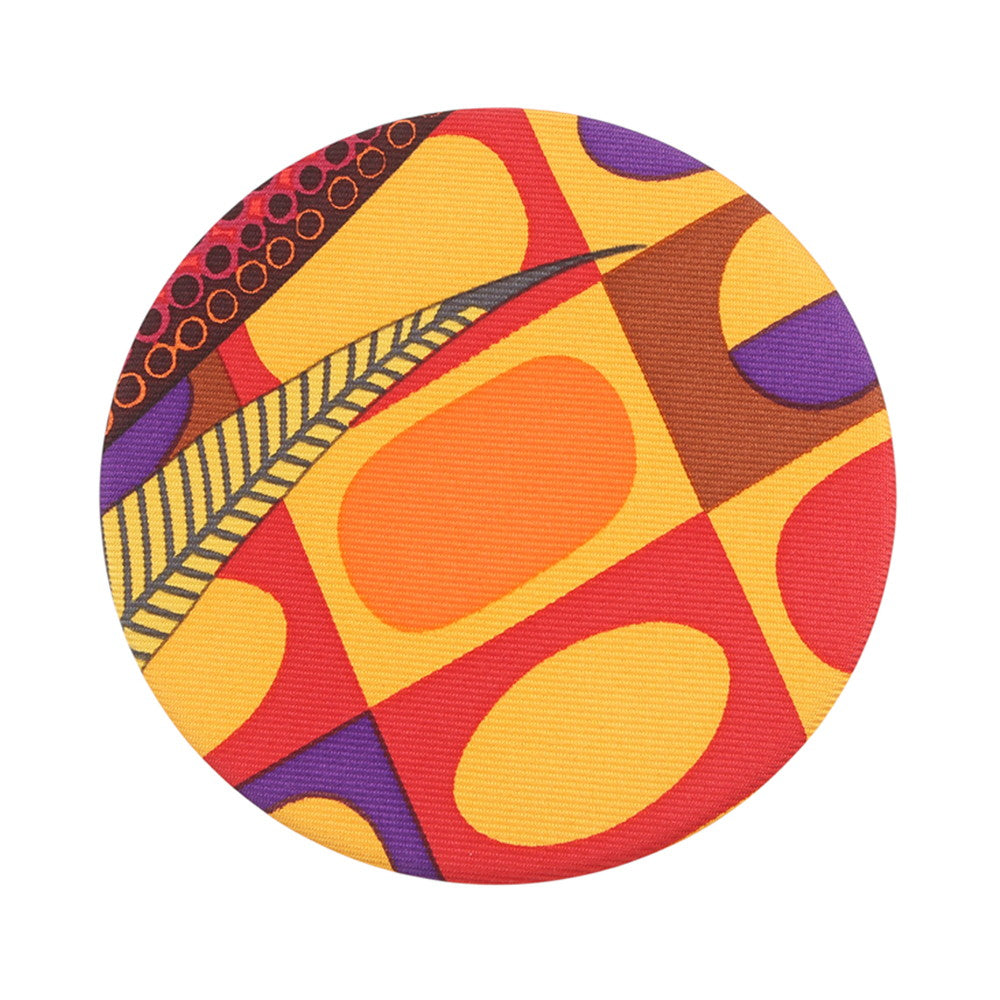 HERMES Petit H Brooch Multicolor Silk
