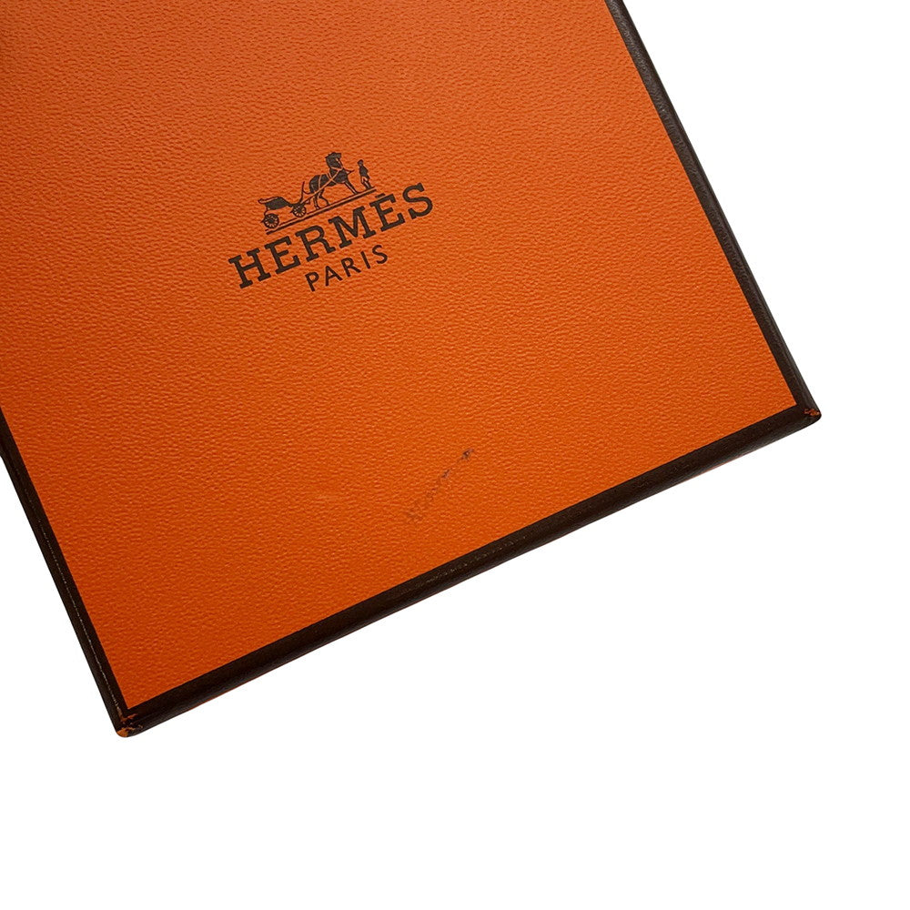 HERMES HBracelet Size T4 Black/Red Leather