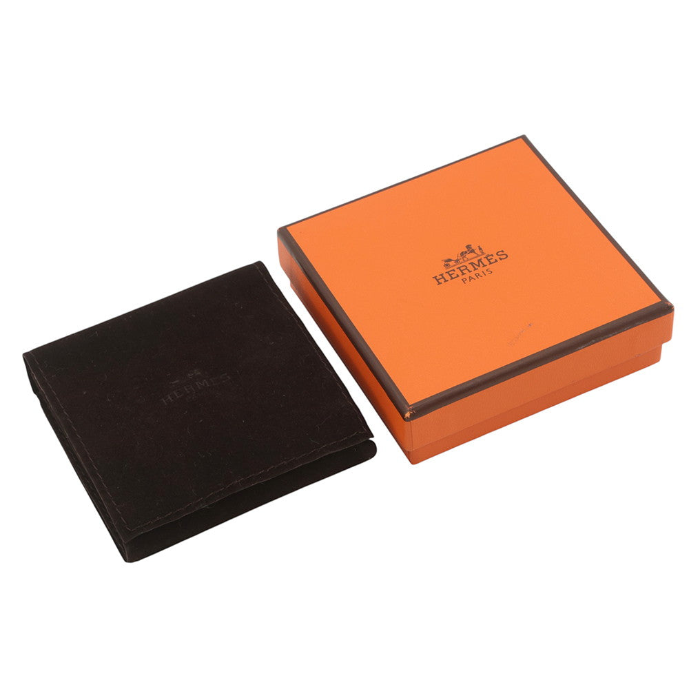 HERMES HBracelet Size T4 Black/Red Leather