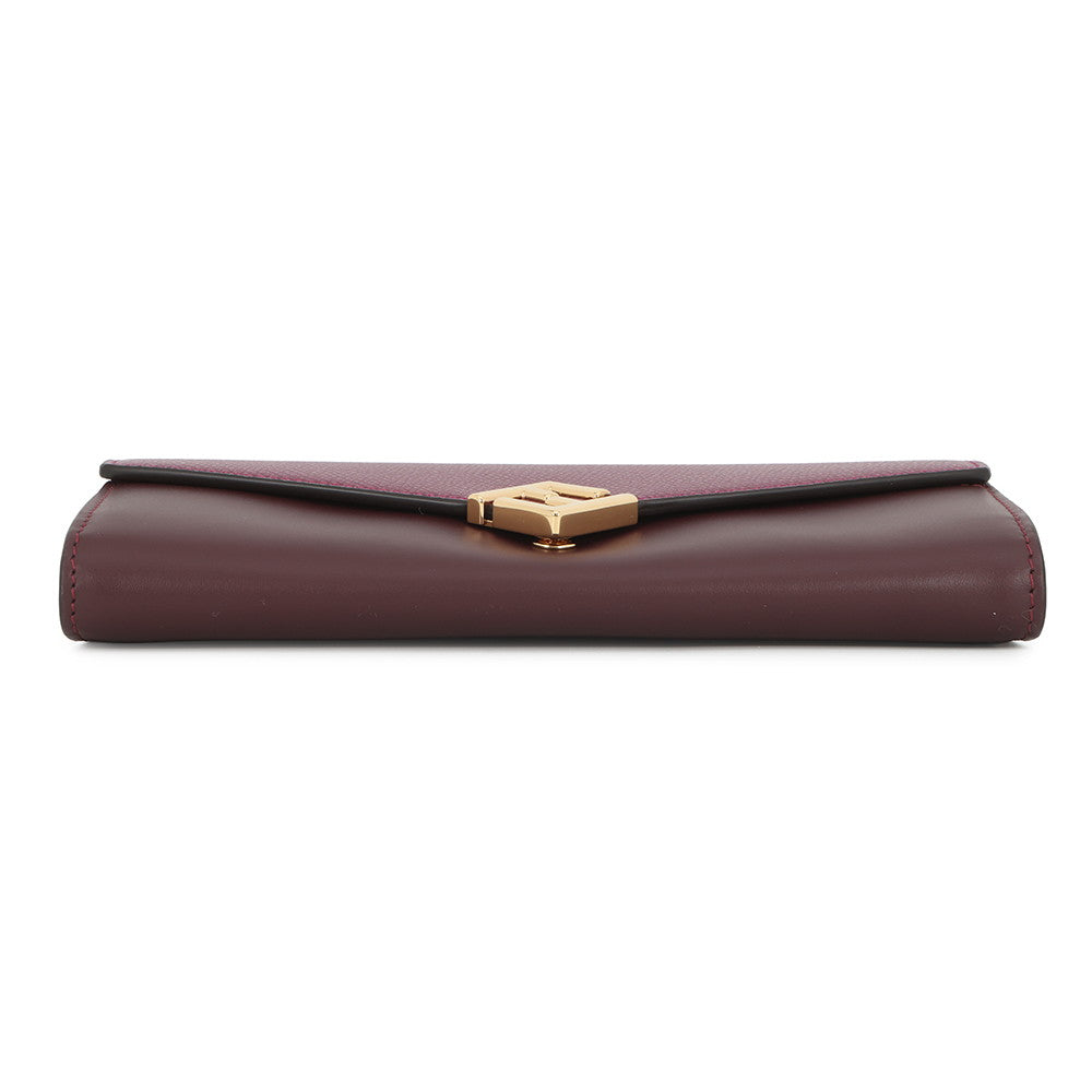 FENDI FFDiamond Chain Wallet Bordeaux/Purple8M0365 ALV4 Leather