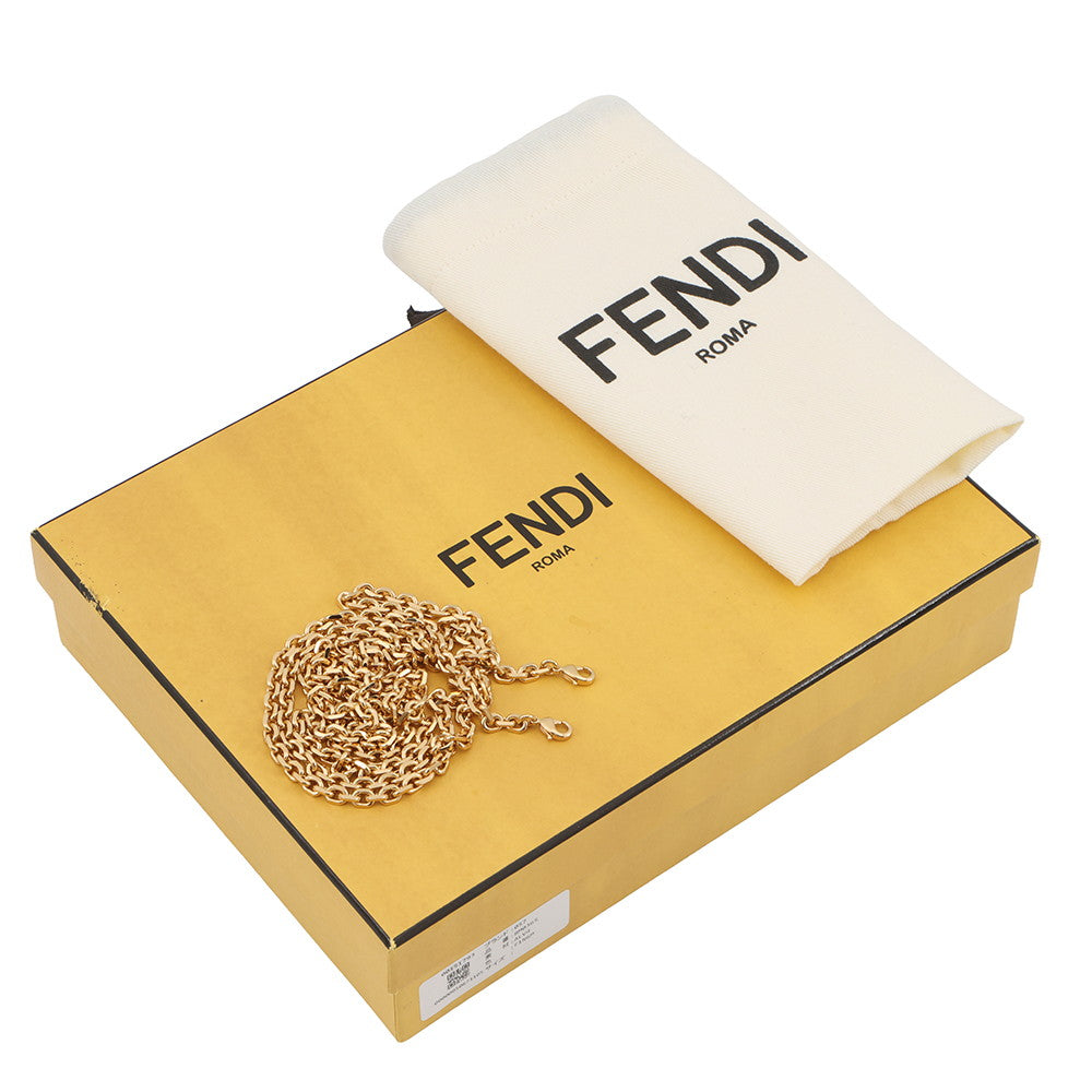 FENDI FFDiamond Chain Wallet Bordeaux/Purple8M0365 ALV4 Leather