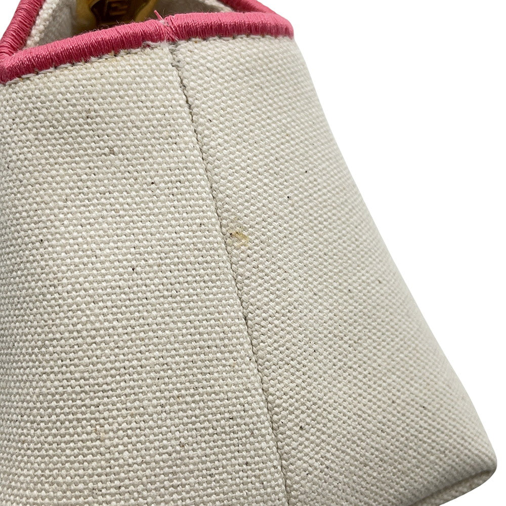 FENDI By the way White/Pink8BS067 ANVG Canvas Size Mini