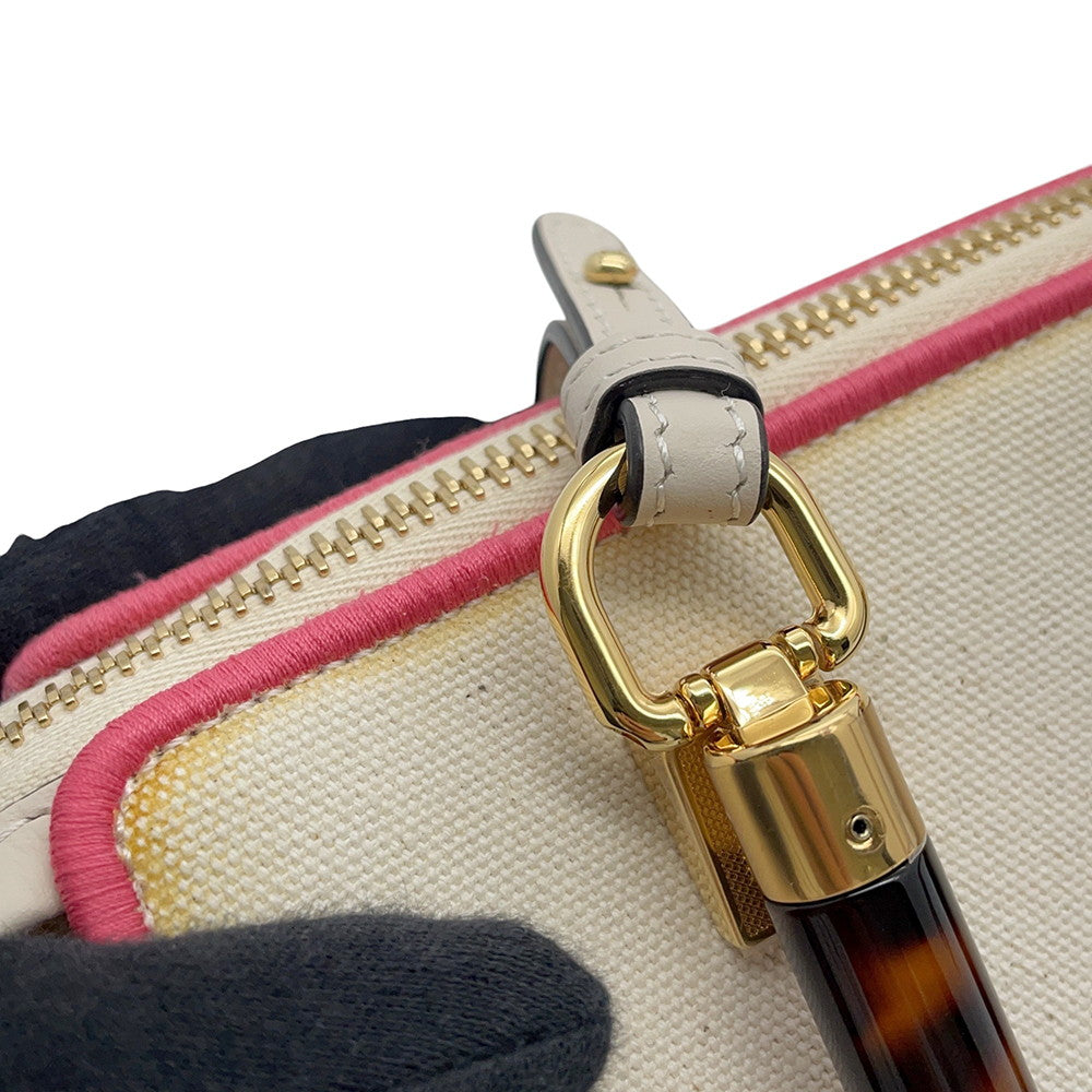 FENDI By the way White/Pink8BS067 ANVG Canvas Size Mini