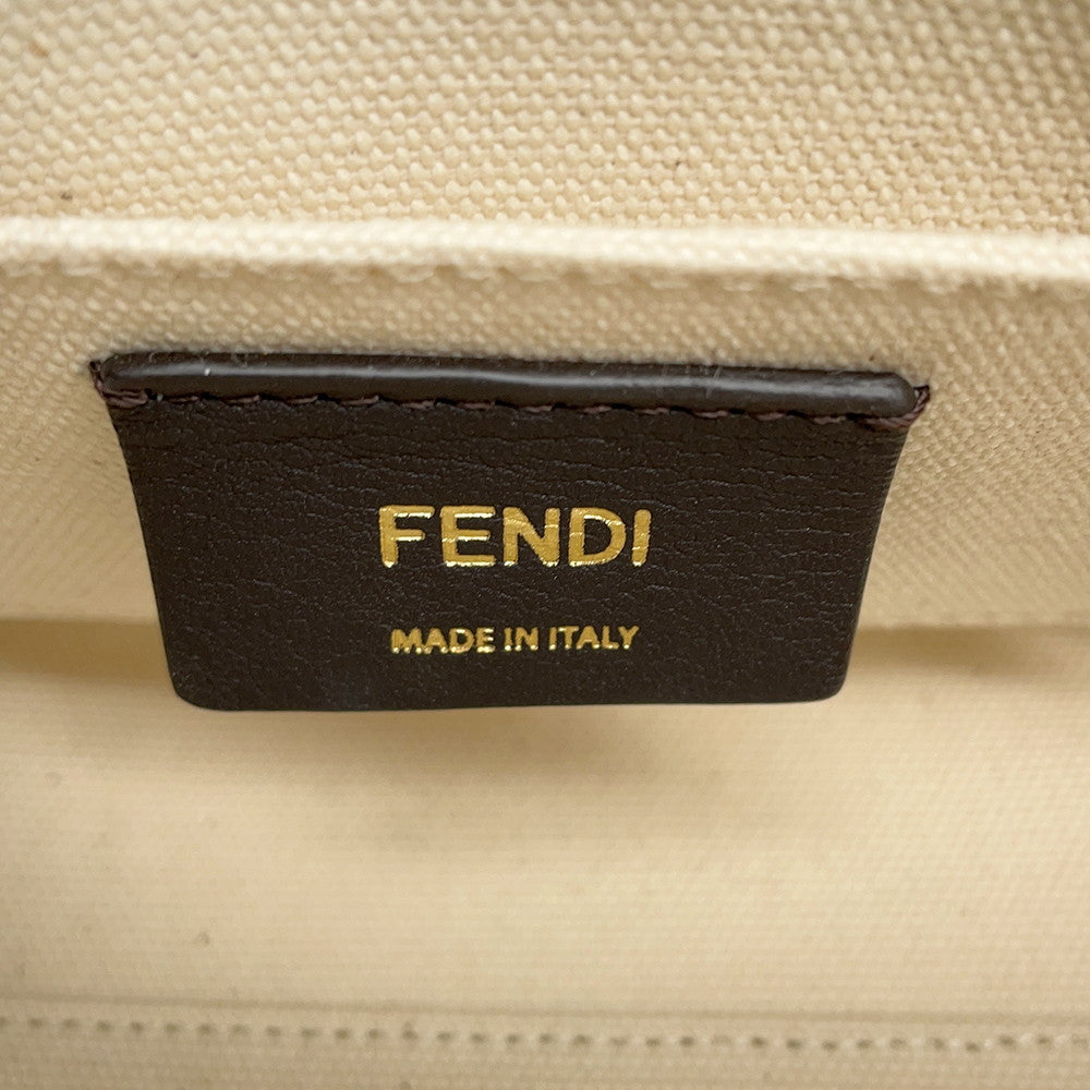 FENDI By the way White/Pink8BS067 ANVG Canvas Size Mini