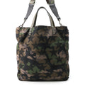Valentino Garavani Rock Studded Camouflage Star Pattern 2-Way Tote Khaki/MulticolorLY2B0473NY0_A63 Nylon Leather