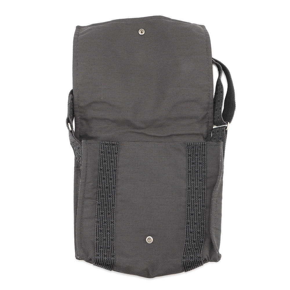 HERMES Her Line Bassas Gray Canvas Size PM