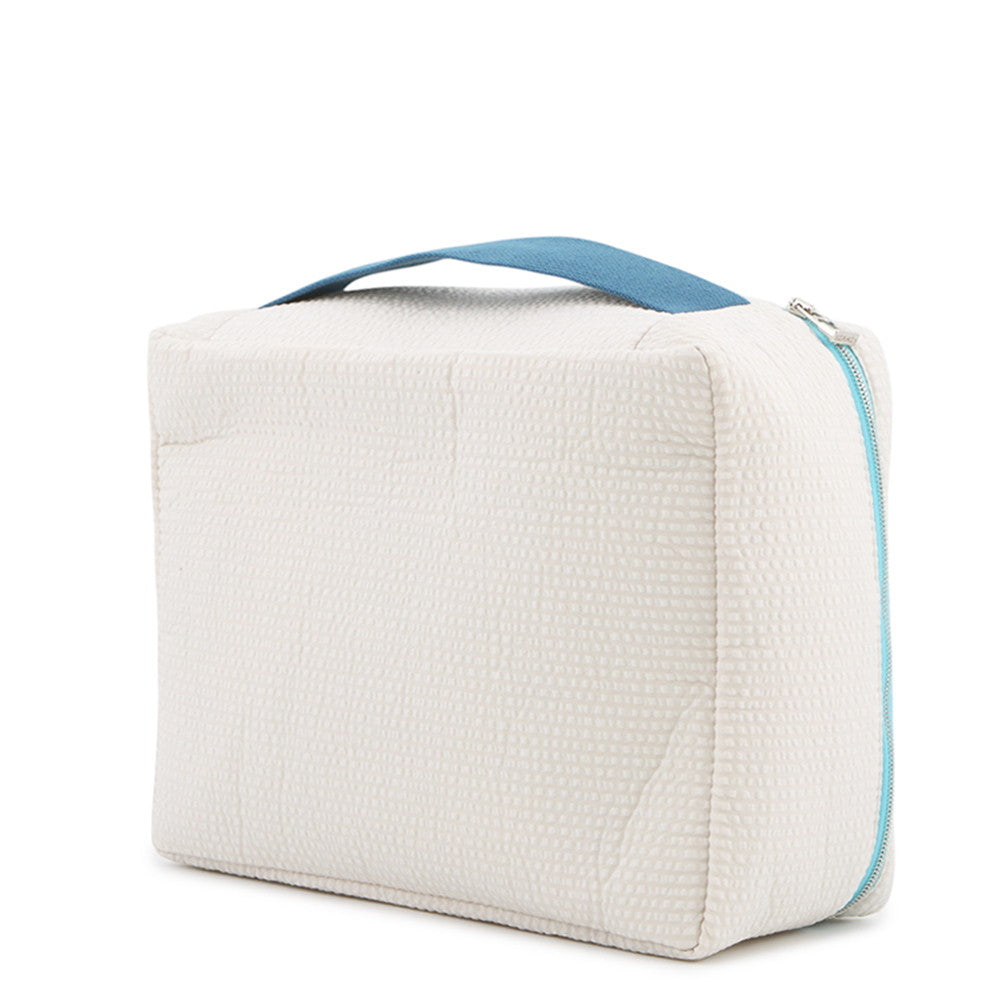 HERMES Gabriole Togo Ivory/Blue Cotton100% Size MM