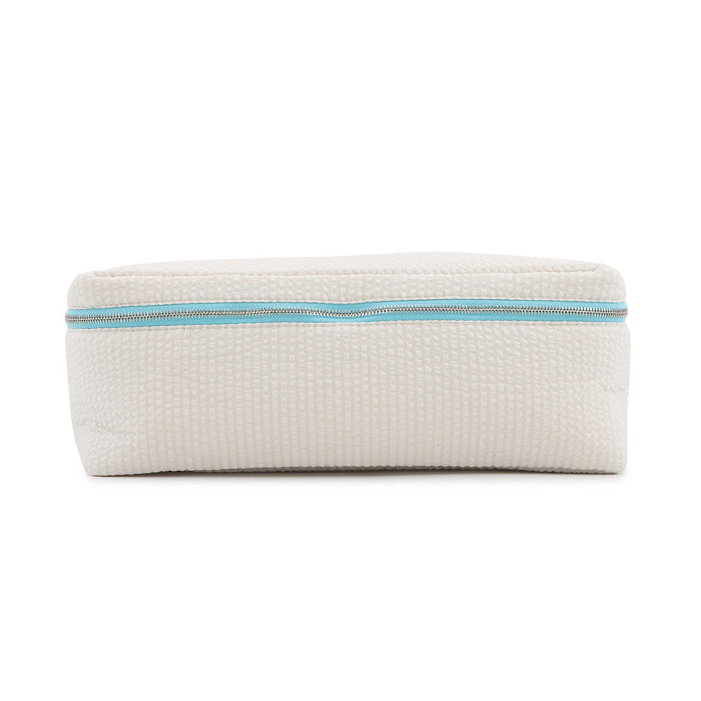 HERMES Gabriole Togo Ivory/Blue Cotton100% Size MM