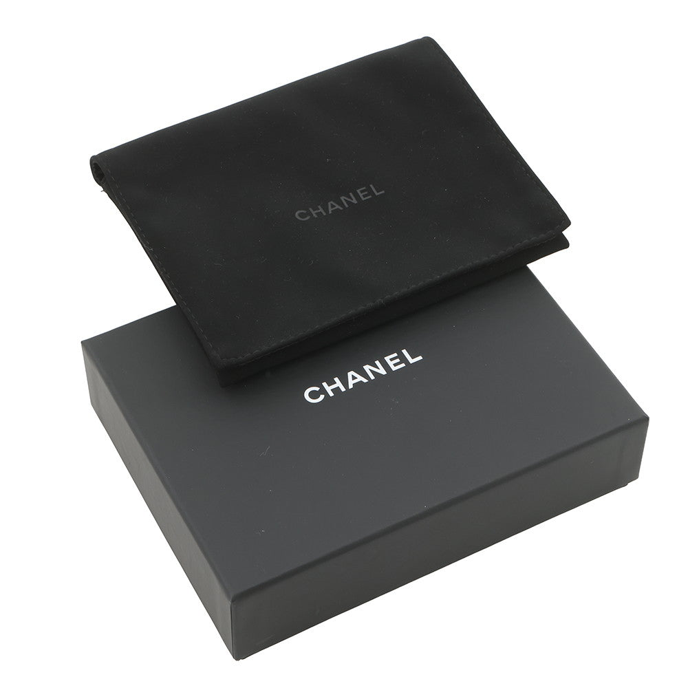 CHANEL CC Logo Matelasse Fragment Case BlackAP3982 Caviar Leather