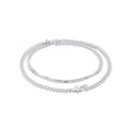 HERMES BoucleSellier Inflexible Necklace Size 42H125209B SV925