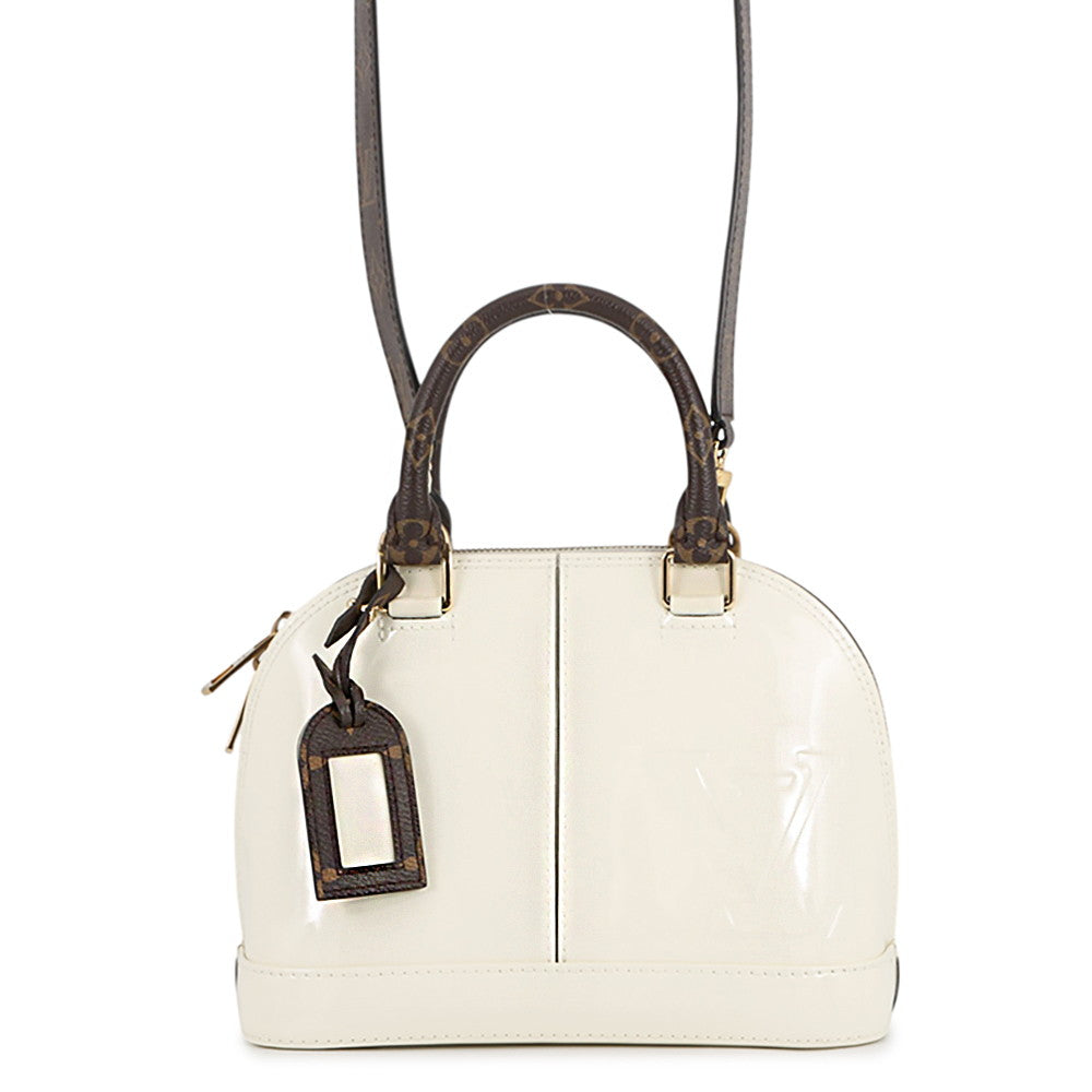 LOUIS VUITTON Alma BlancM51904 Monogram Vernis Leather Monogram Size BB