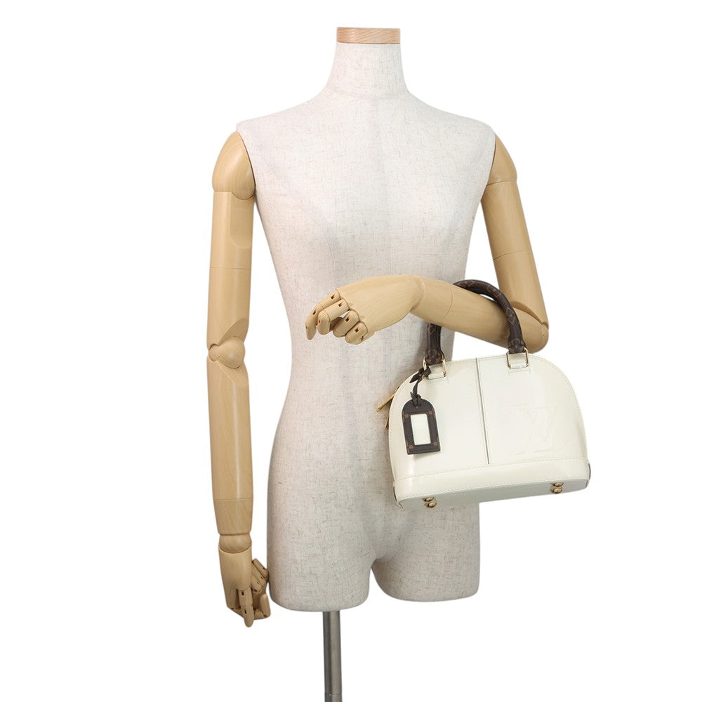 LOUIS VUITTON Alma BlancM51904 Monogram Vernis Leather Monogram Size BB