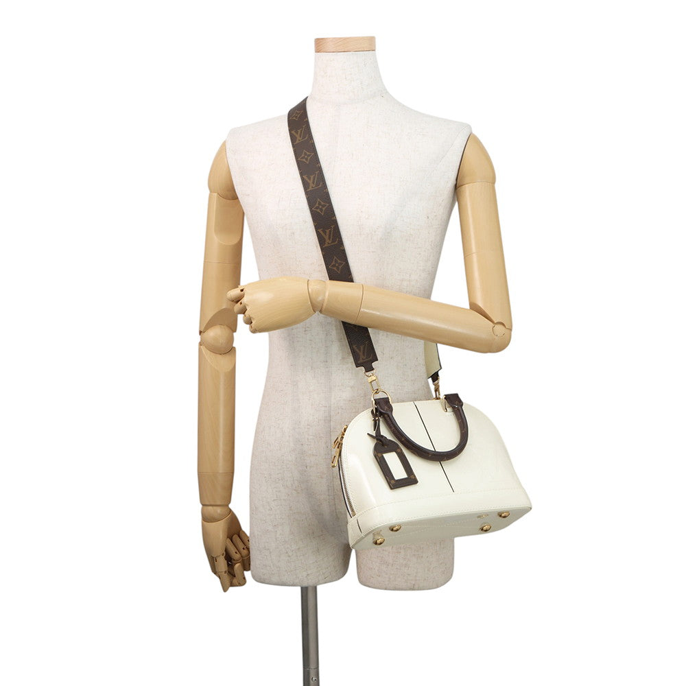 LOUIS VUITTON Alma BlancM51904 Monogram Vernis Leather Monogram Size BB