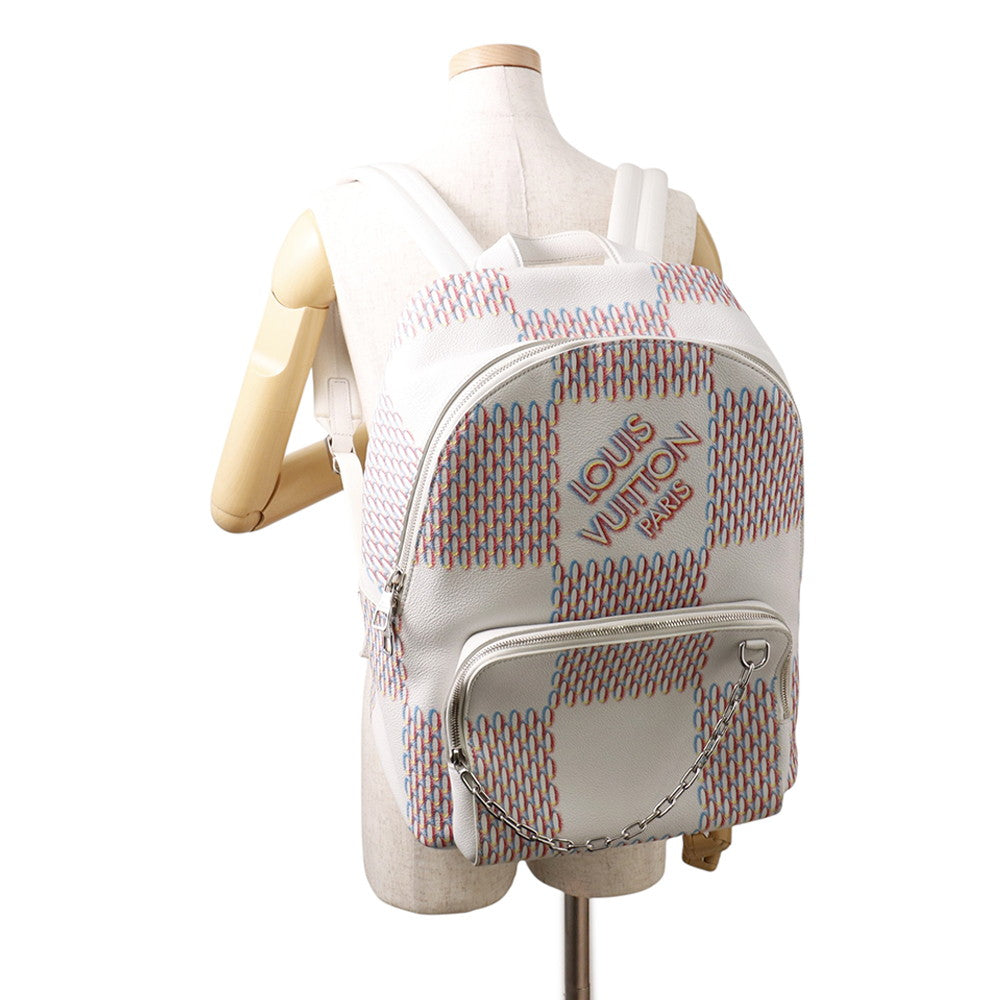 LOUIS VUITTON Racer Backpack WhiteM20664 Damier Spray