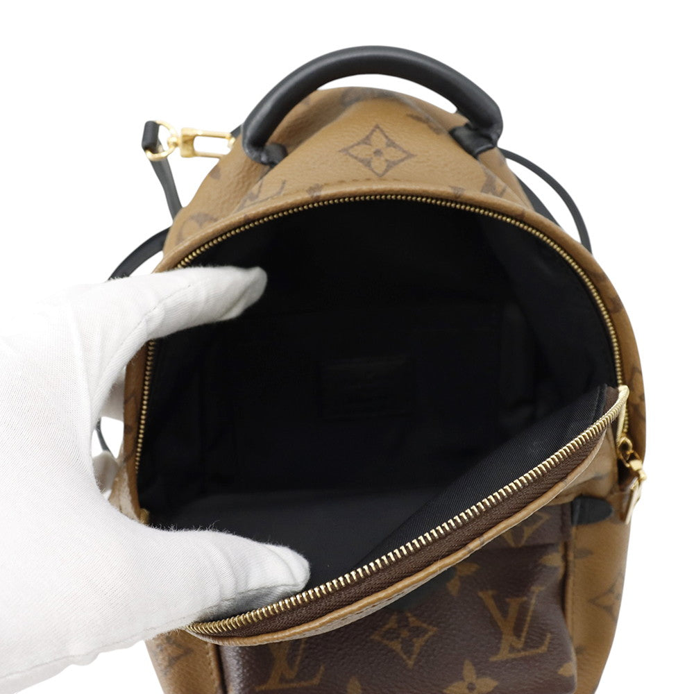 LOUIS VUITTON Palm Springs Backpack NoirM42411 Monogram Reverse Canvas Size Mini