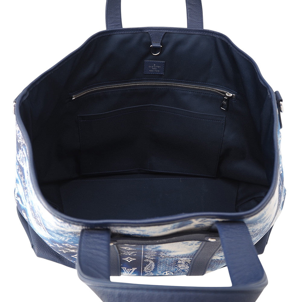 LOUIS VUITTON Trolley tote BlueM20553 Monogram ・Bandana