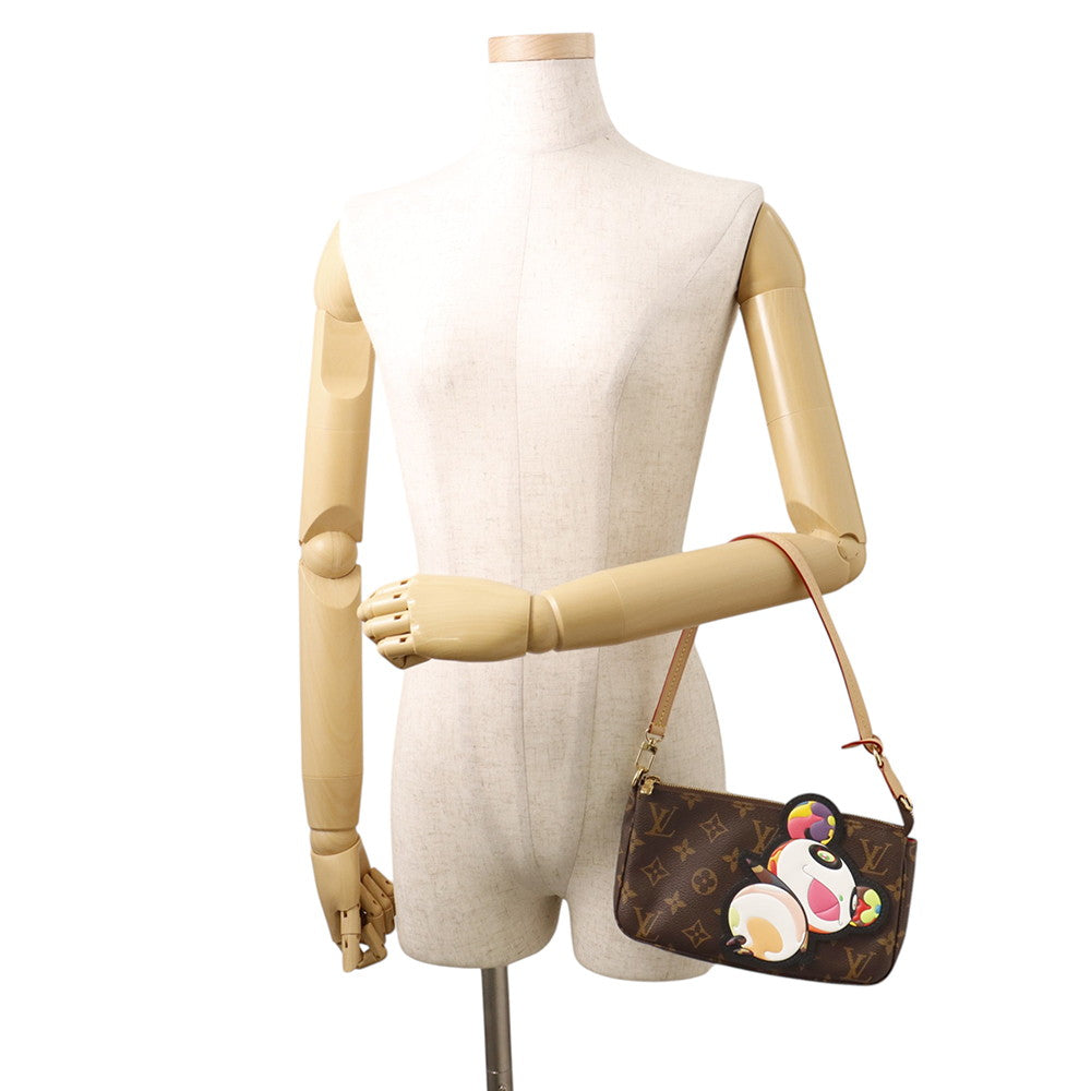 LOUIS VUITTON LV × TM Pochette Accessoires PinkM13440 Monogram Panda Takashi Murakami