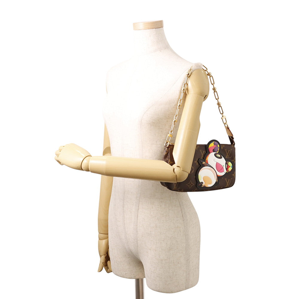LOUIS VUITTON LV × TM Pochette Accessoires PinkM13440 Monogram Panda Takashi Murakami