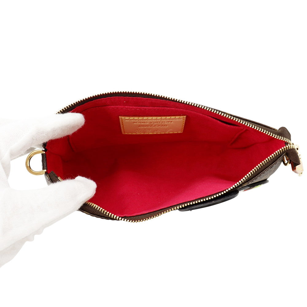 LOUIS VUITTON LV × TM Pochette Accessoires PinkM13440 Monogram Panda Takashi Murakami