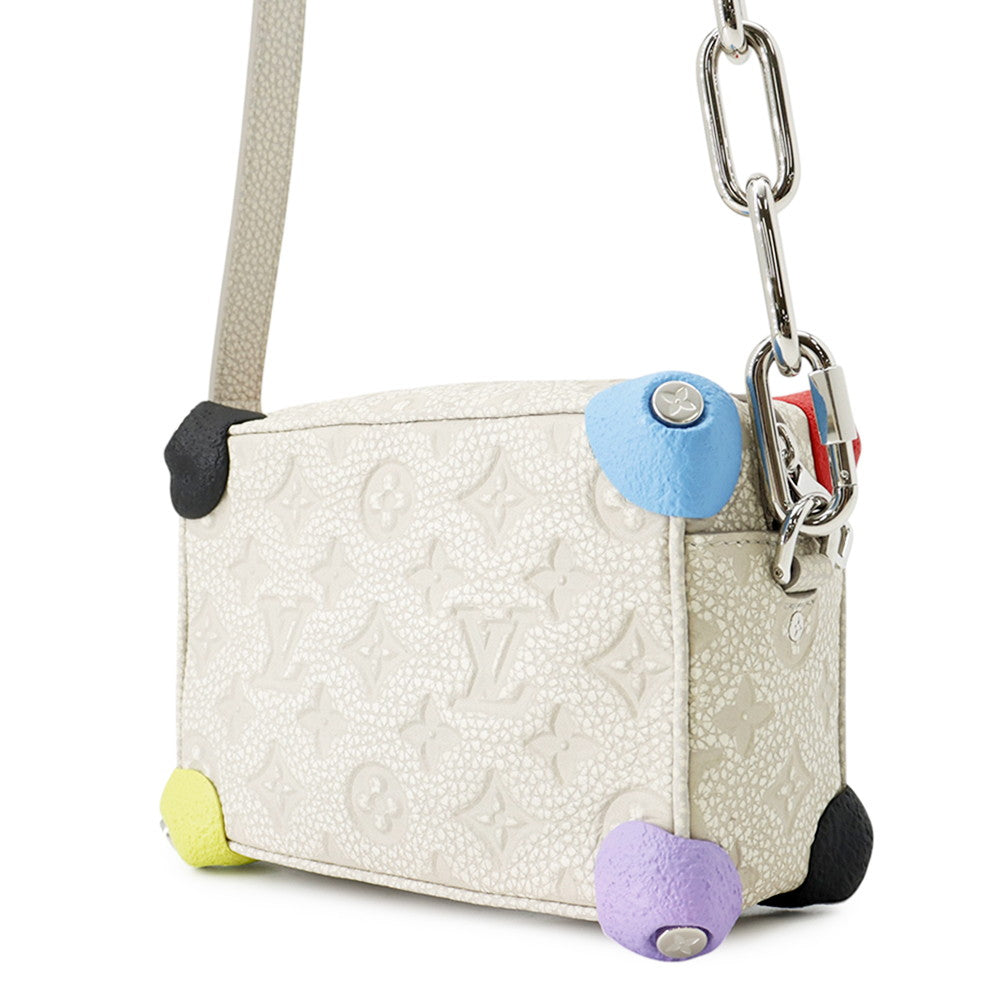 LOUIS VUITTON Climbing Mini Soft Trunk Gray/MulticolorM81606 Monogram・Taurillon