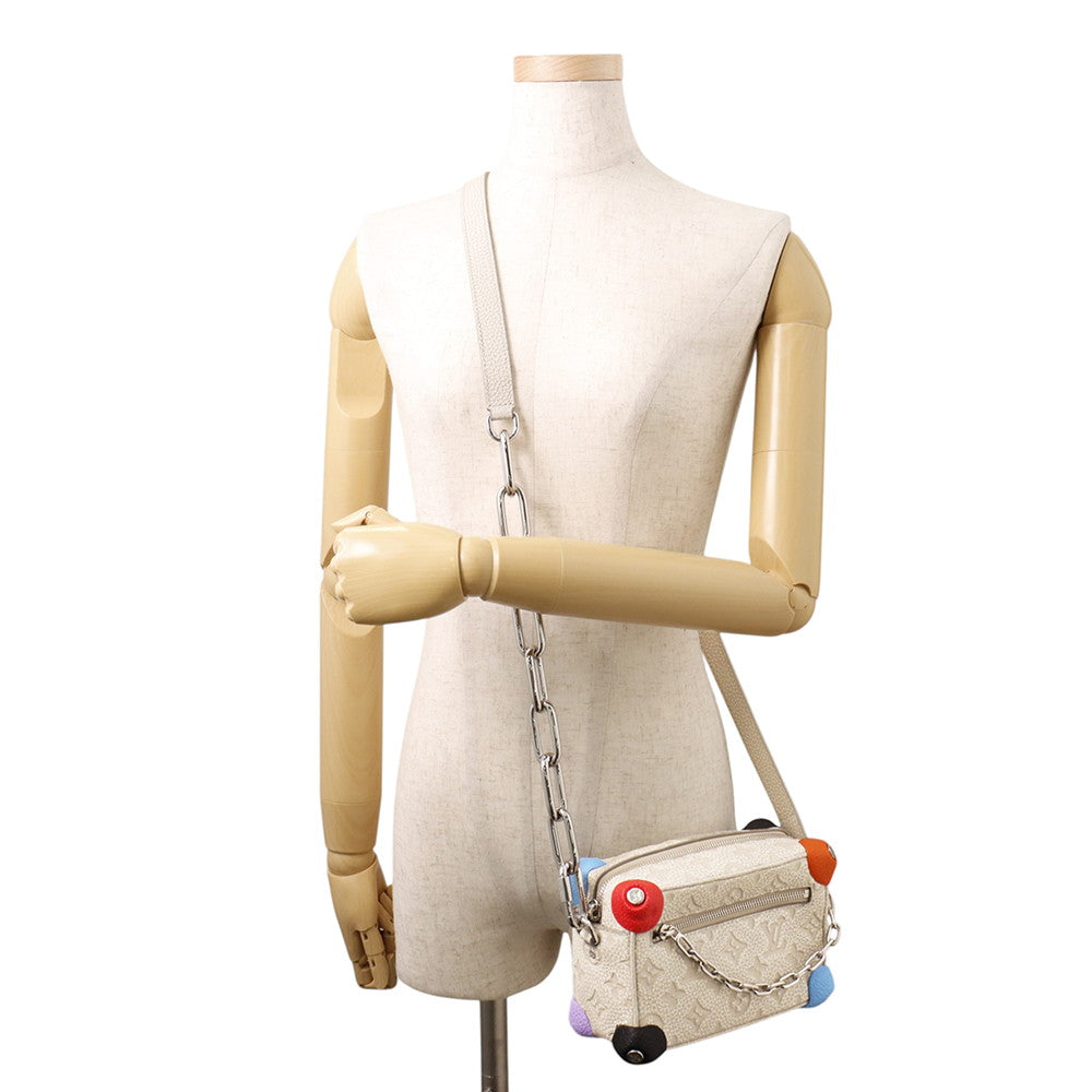 LOUIS VUITTON Climbing Mini Soft Trunk Gray/MulticolorM81606 Monogram・Taurillon