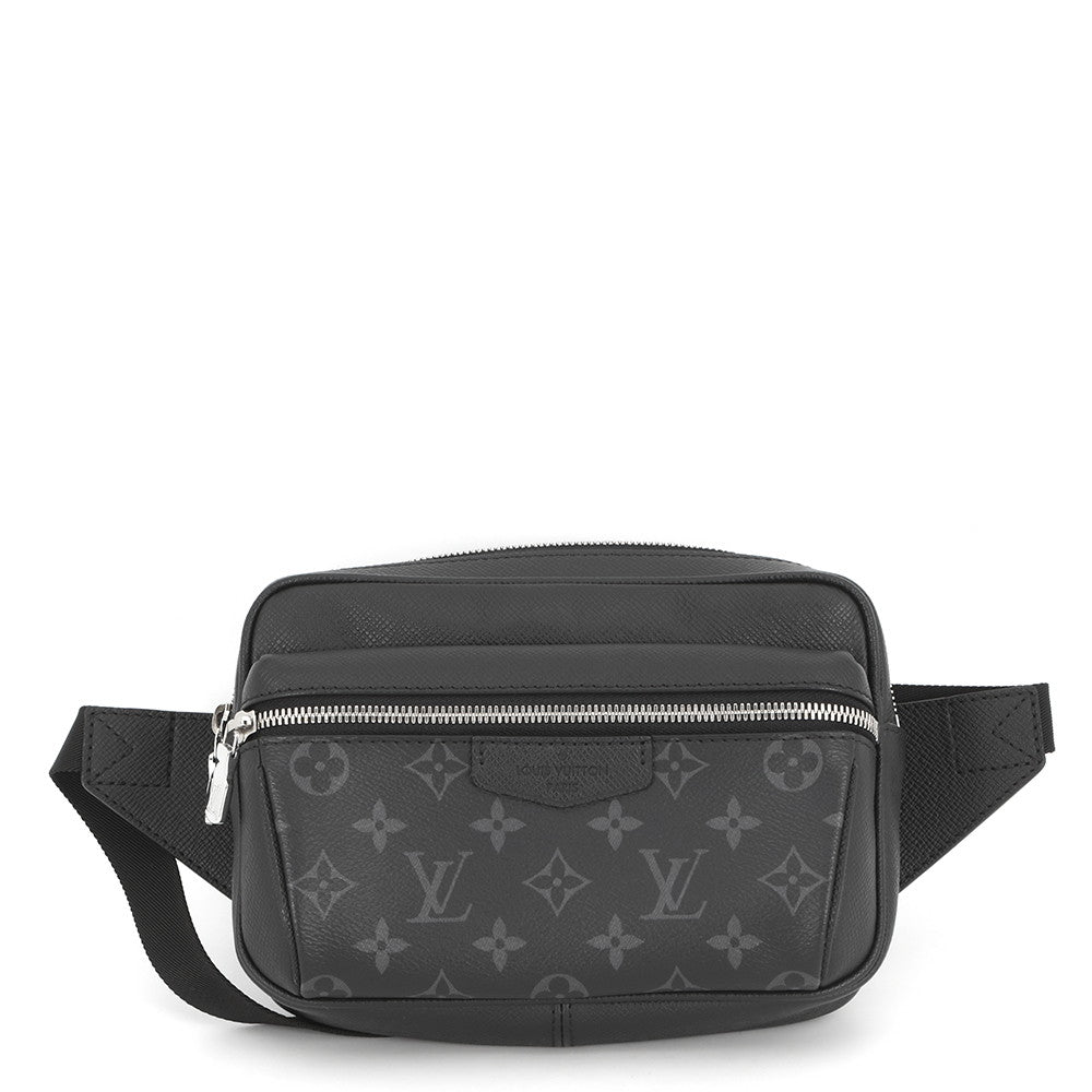 LOUIS VUITTON Bumbag / Outdoor NoirM30245 Monogram Eclipse Taiga Leather