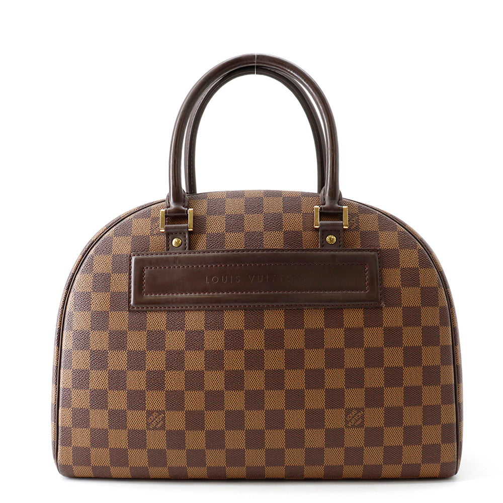 LOUIS VUITTON Nolita RedN41455 Damier Ebene Canvas
