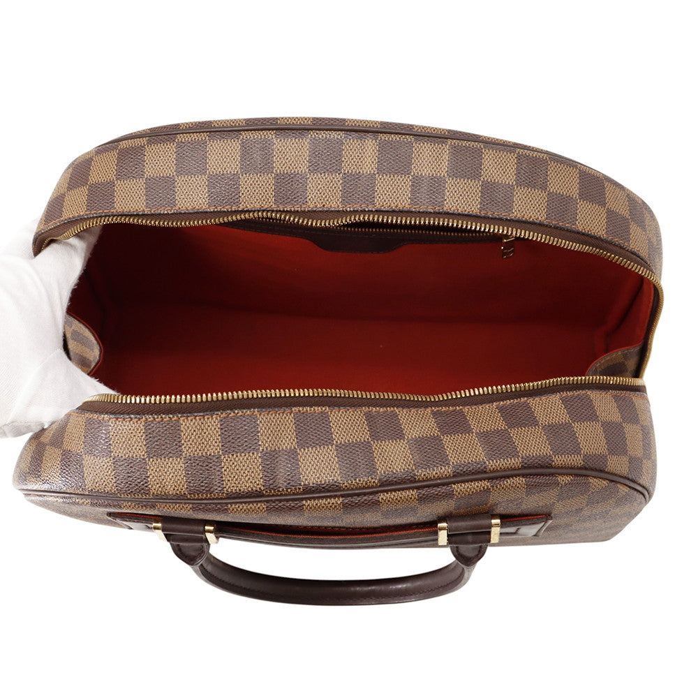 LOUIS VUITTON Nolita RedN41455 Damier Ebene Canvas