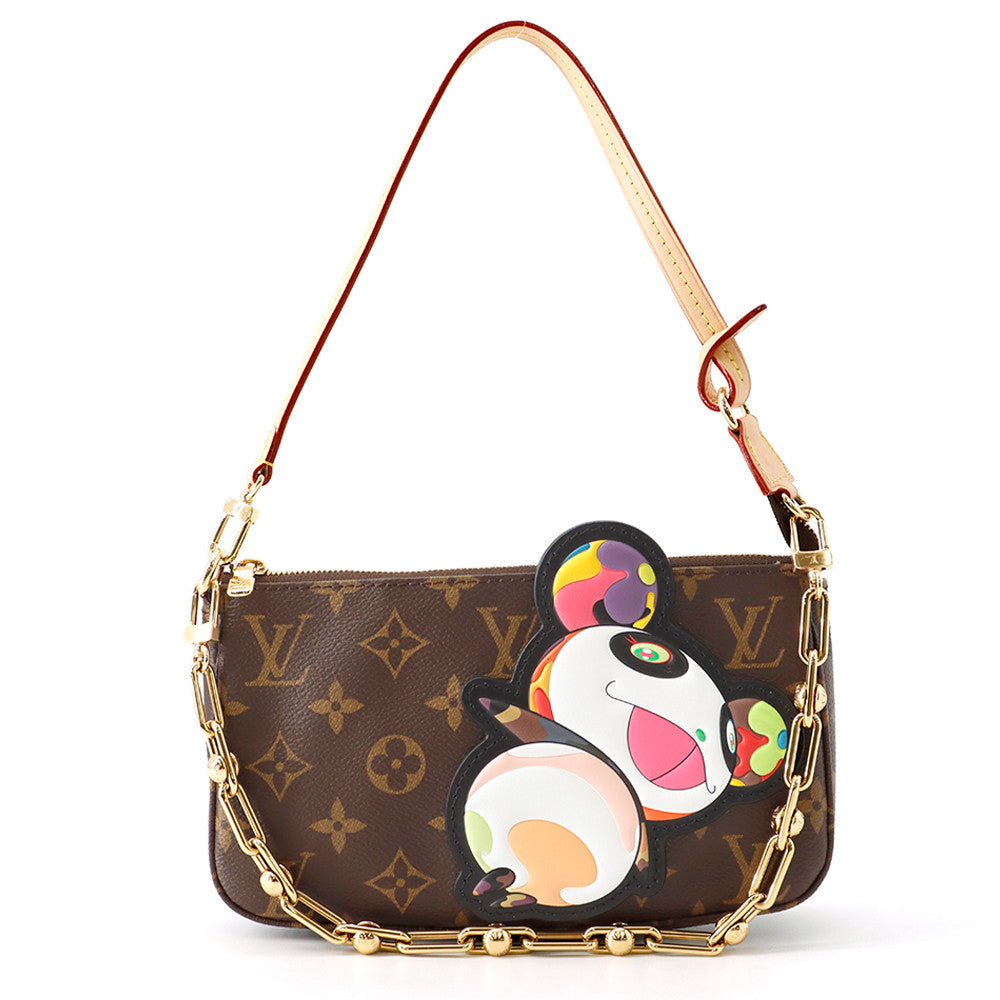 LOUIS VUITTON LV × TM Pochette Accessoires RedM13440 Monogram Panda Takashi Murakami