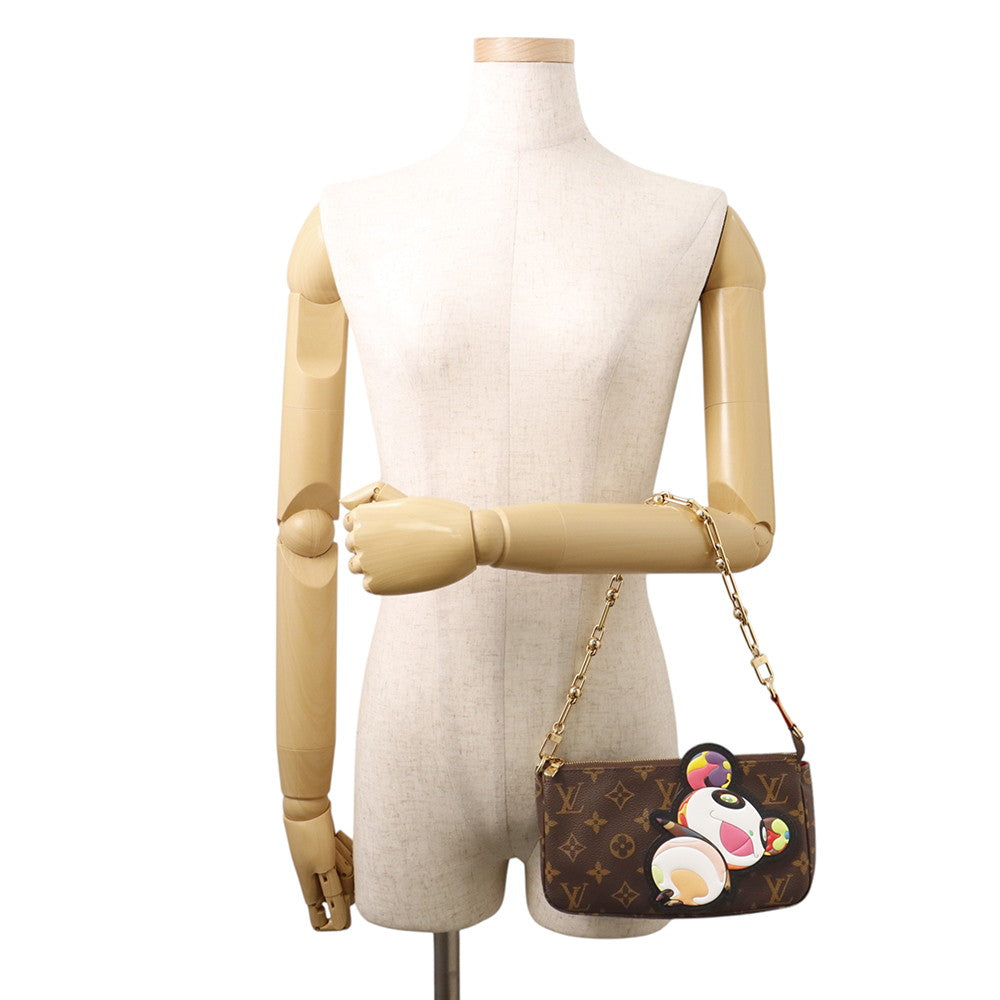 LOUIS VUITTON LV × TM Pochette Accessoires RedM13440 Monogram Panda Takashi Murakami