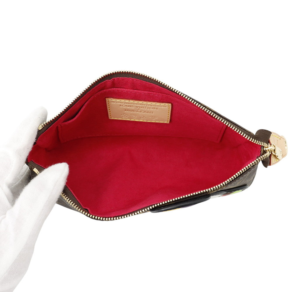 LOUIS VUITTON LV × TM Pochette Accessoires RedM13440 Monogram Panda Takashi Murakami