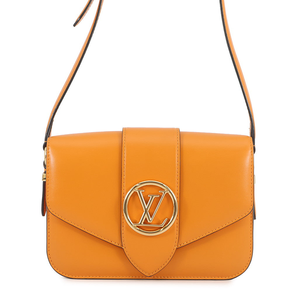 LOUIS VUITTON LV Pont Neuf Summer GoldM55946 Smooth Cowhide Leather