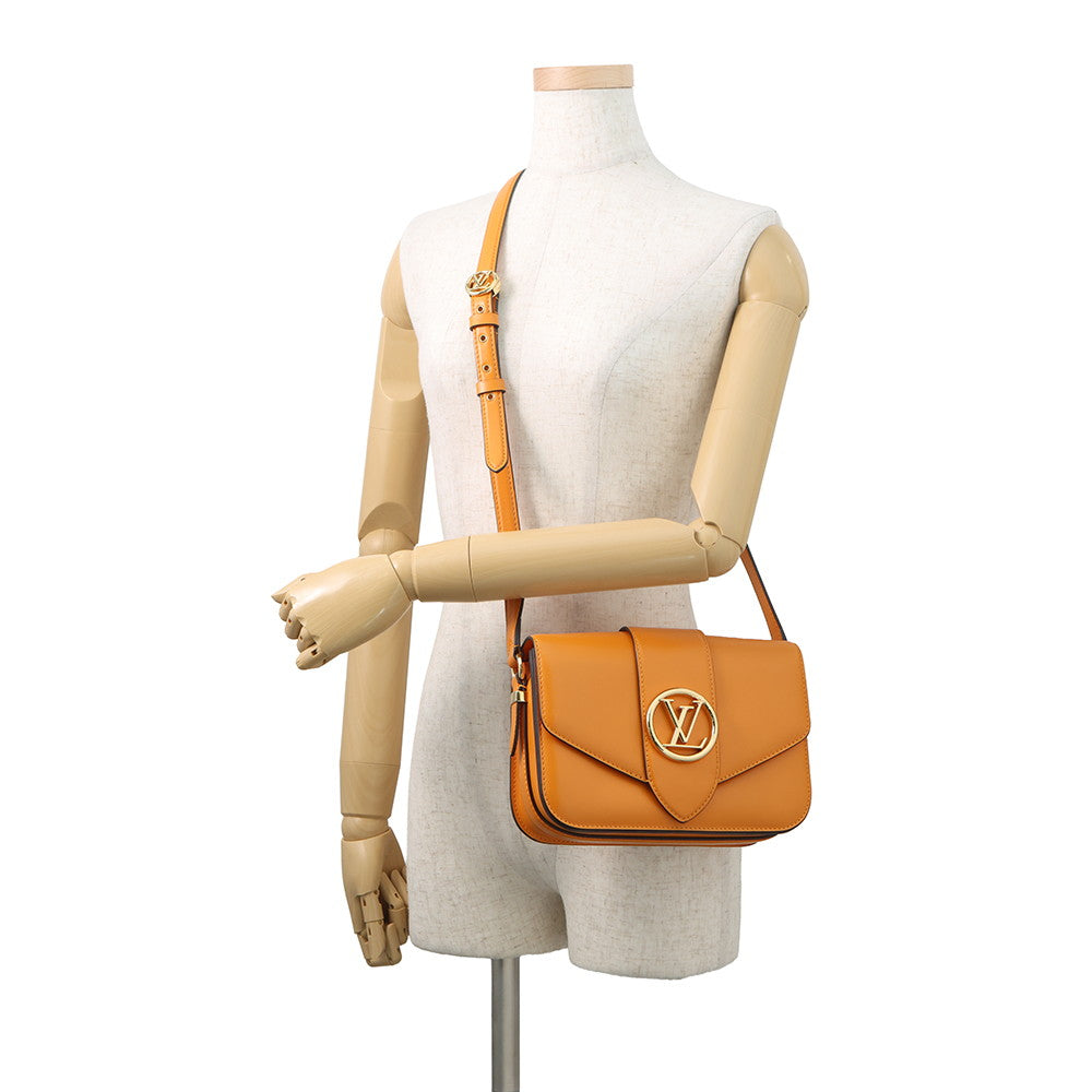 LOUIS VUITTON LV Pont Neuf Summer GoldM55946 Smooth Cowhide Leather